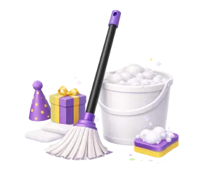 Before Party Cleaning
