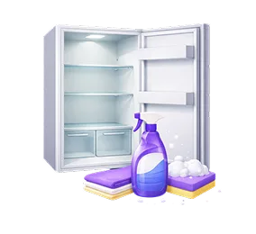 Fridge Surface Cleaning